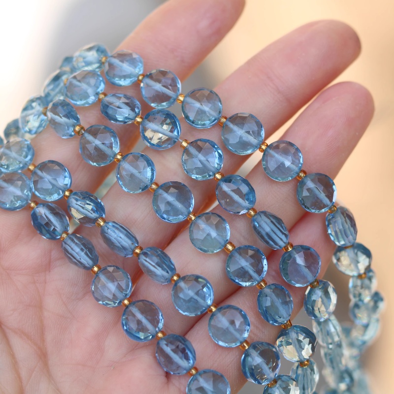 Jewelry Making London - 5 buah manik-manik lepas London blue