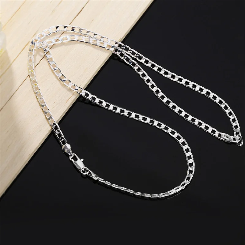 Lobster Clasp Silver - Kalung Perak Murni 925 Pria 2/4/6/8/10/12MM