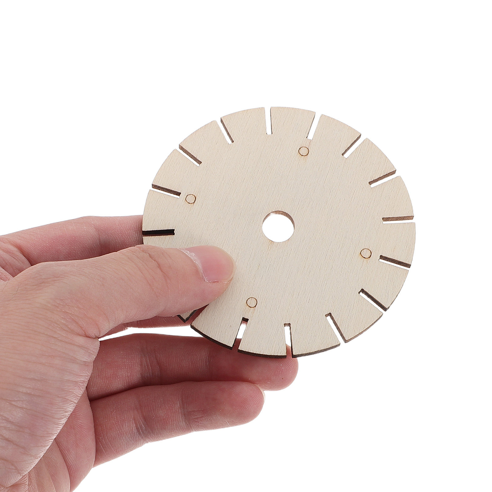 Jewelry Making Board - 10 Buah Cakram Anyaman Gelang Kayu