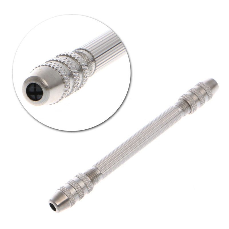 Jewelry Making Drill - Ujung Ganda Pin Vise DIY Bor