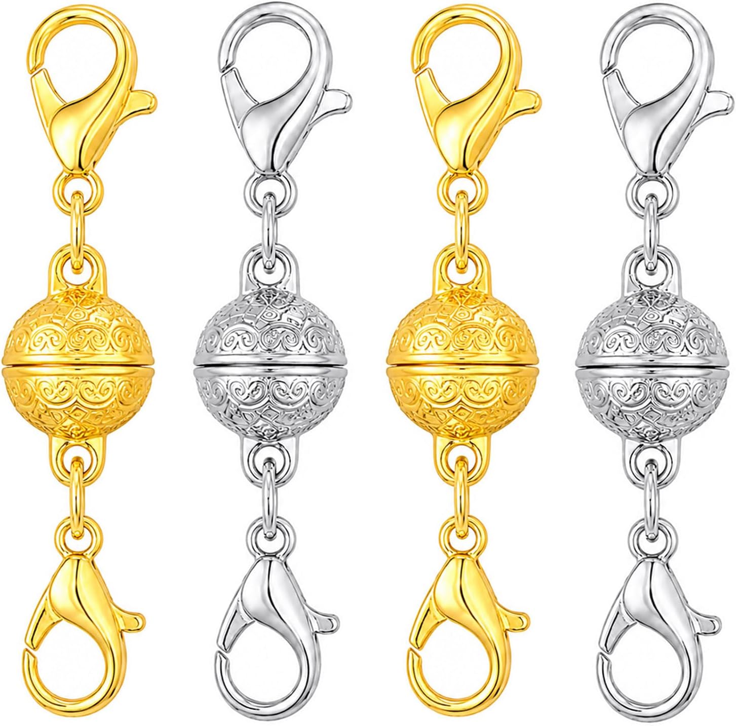Lobster Clasp Silver - Pengait Kalung Magnetik dengan Pengait Lobster,