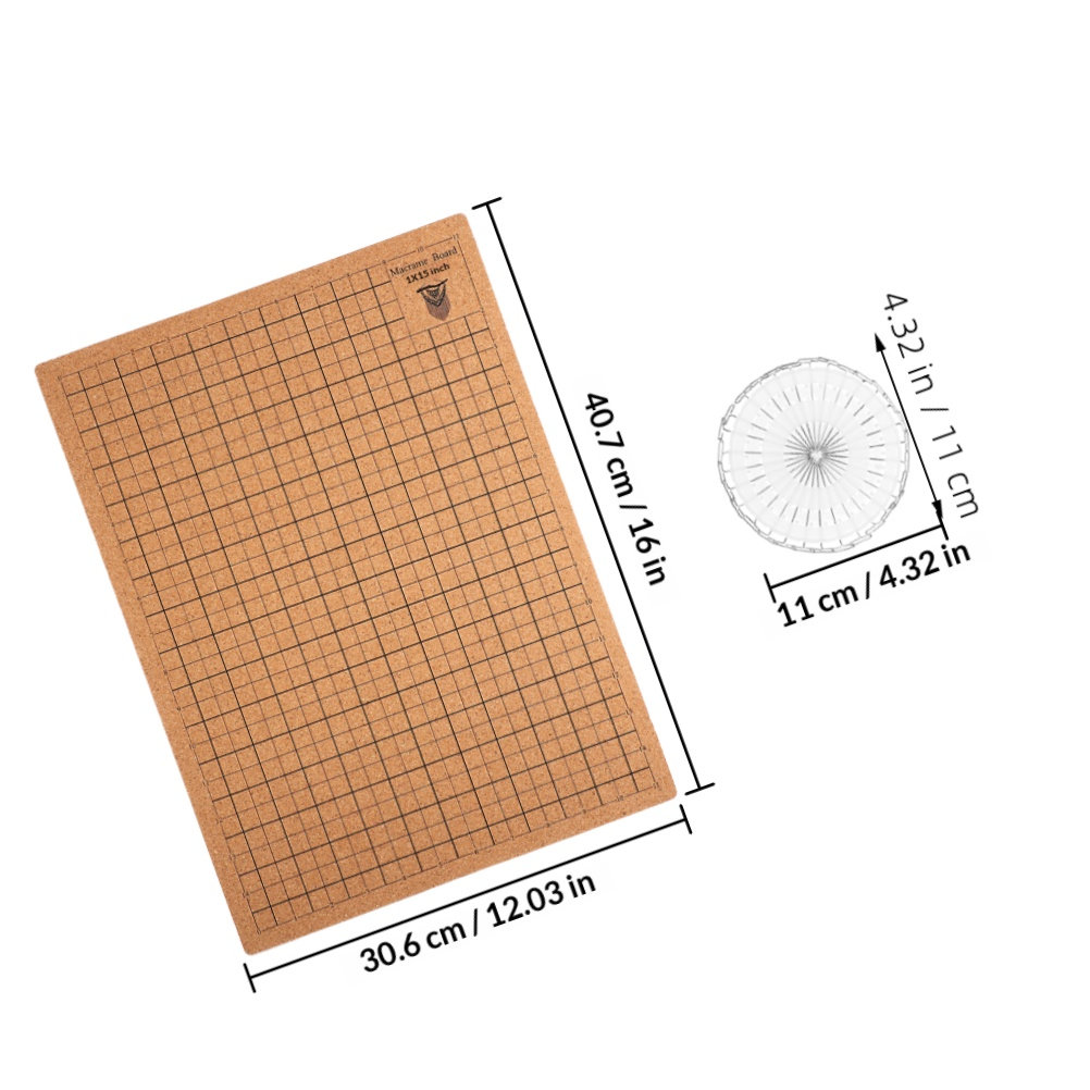 Papan Makrame dari Bahan Gabus - Jewelry Making Board ulasan dan harga