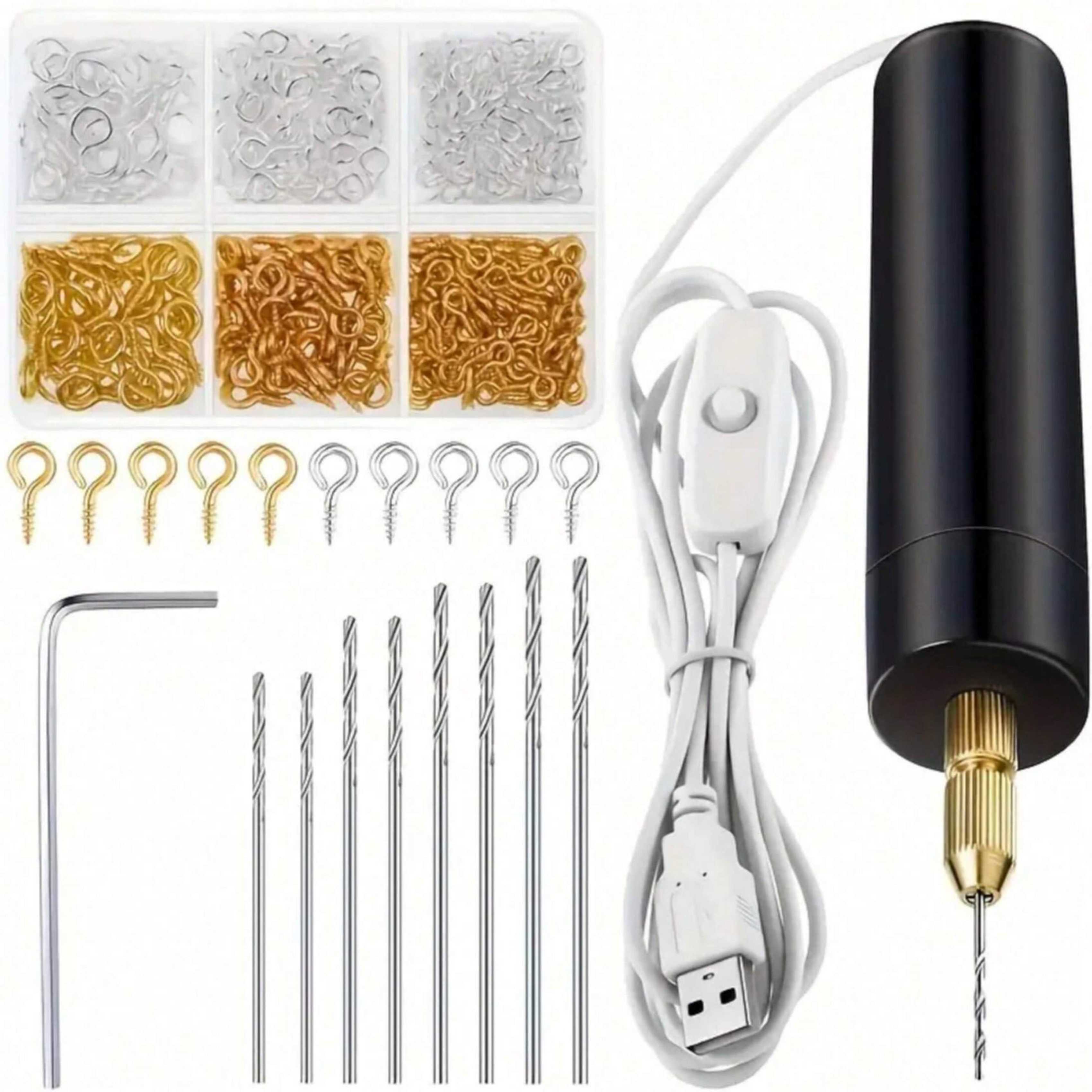 【Set Bor Listrik Mini】10 buah/ - Jewelry Making Dc ulasan dan harga