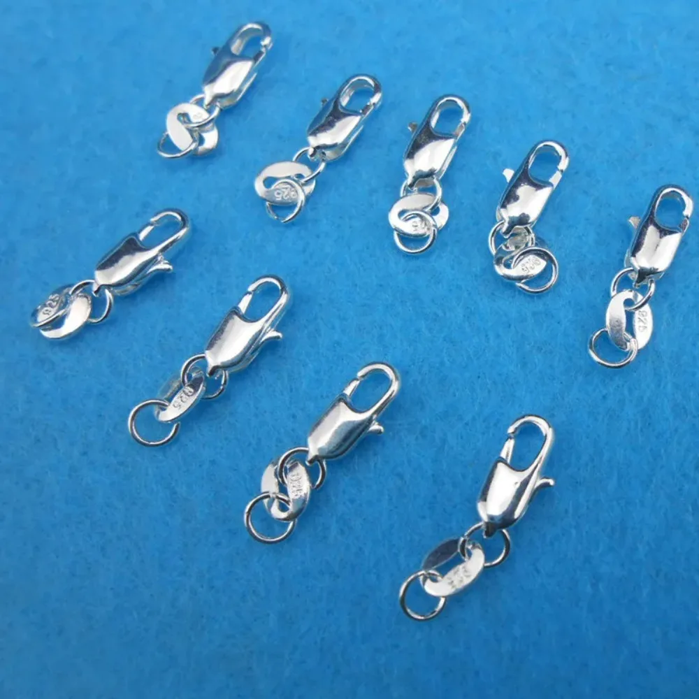 20 buah gelang rantai dengan p - Lobster Clasp Silver ulasan dan harga