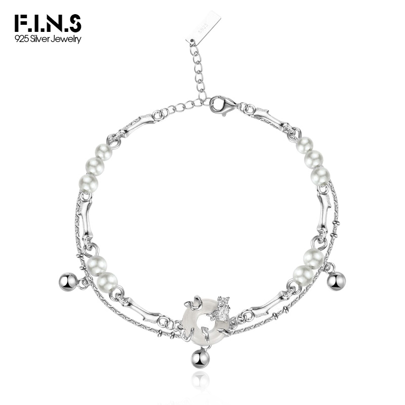 Gelang rantai ganda perhiasan  - Lobster Clasp Silver ulasan dan harga