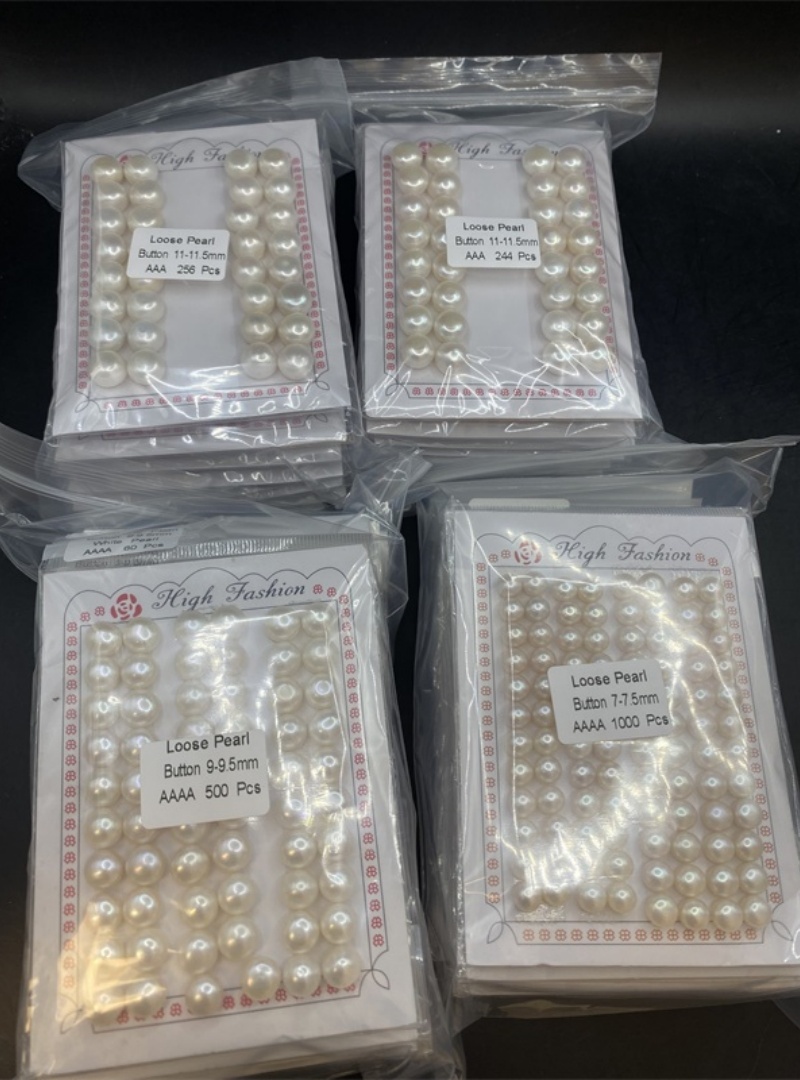 Mutiara Air Tawar Putih Alami  - Jewelry Making Drill ulasan dan harga